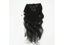 Natural wavy, smooth hair and nice clip in